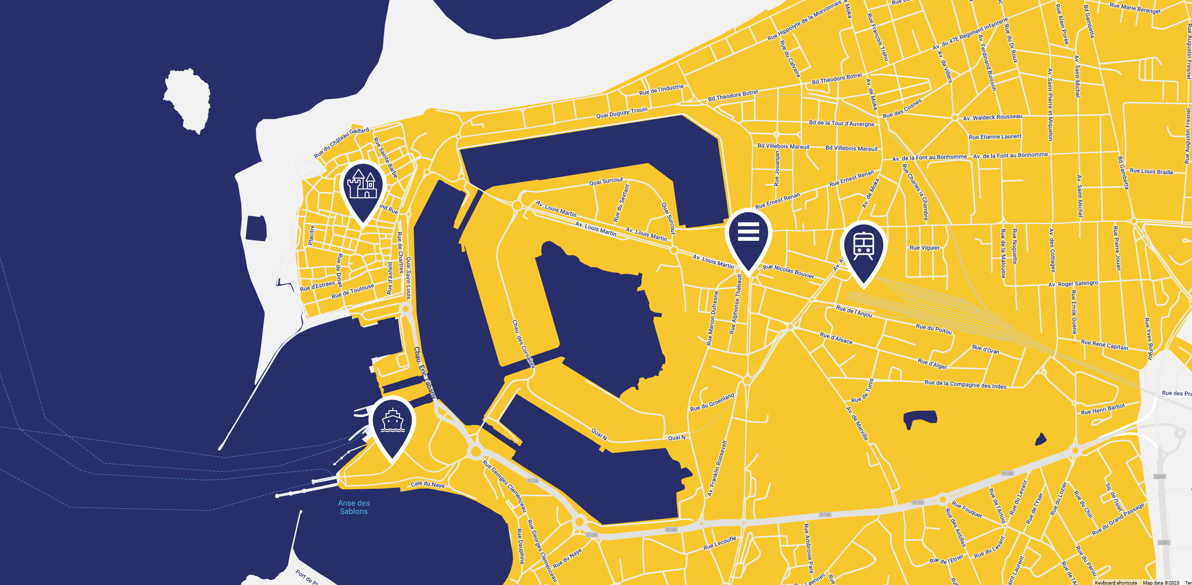 H&ocirc;tel restaurant La Marini&egrave;re &agrave; Saint-Malo proche gare et intra-muros